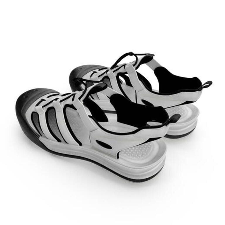 Pair of sport sandals isolated on white background Pair of sport sandals isolated on white background