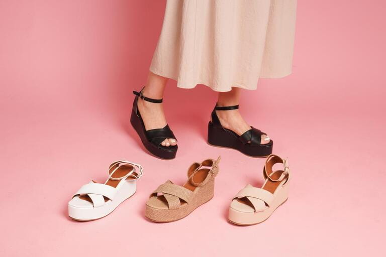 women high heels in the studio isolated background women high heels in the studio isolated background