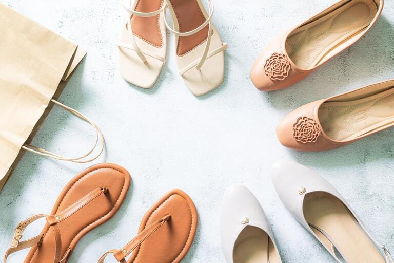 Women's fashion shoes,Bright colored women's shoes on a solid background.  Women's fashion shoes,Bright colored women's shoes on a solid background.