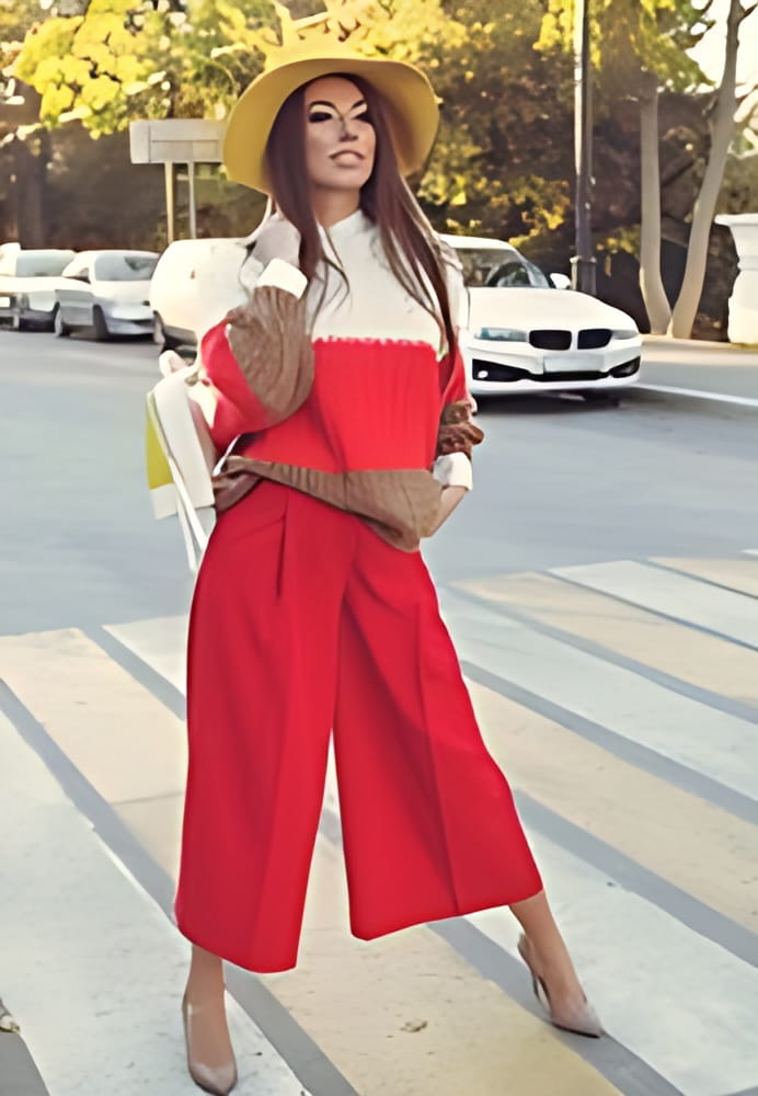 Beautiful fashionable woman