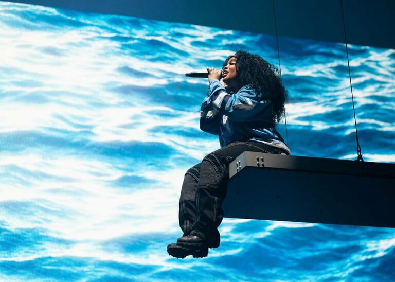 Singer SZA performs on stage during her 'The SOS North American Tour' at Rogers Arena on March 19, 2023 in Vancouver, British Columbia, Canada.