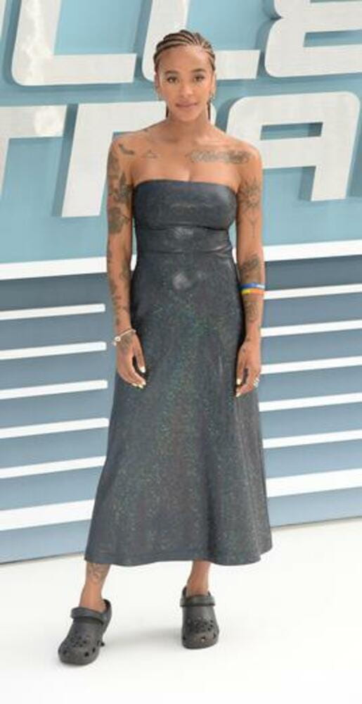 Yinka Bokinni at the Bullet Train UK Gala Screening held at Cineworld Leicester Square in London